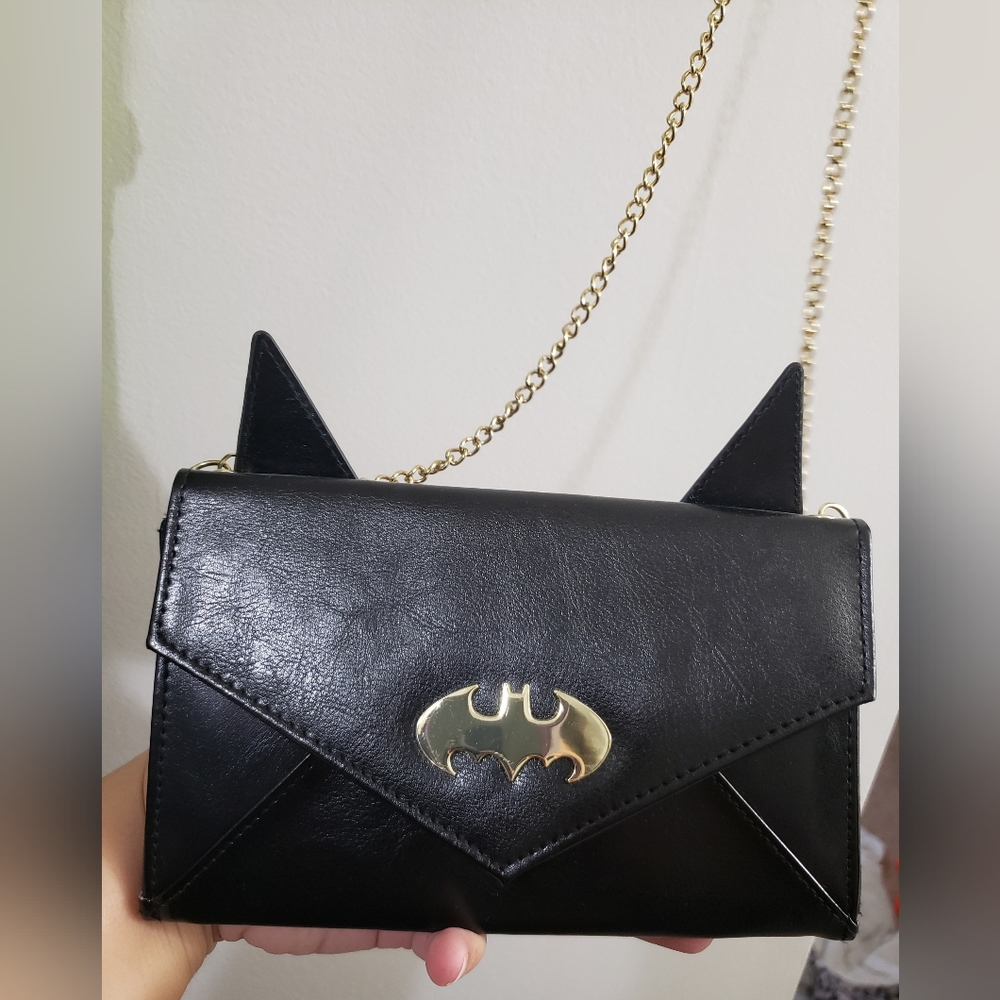 Black Batman shoulder purse